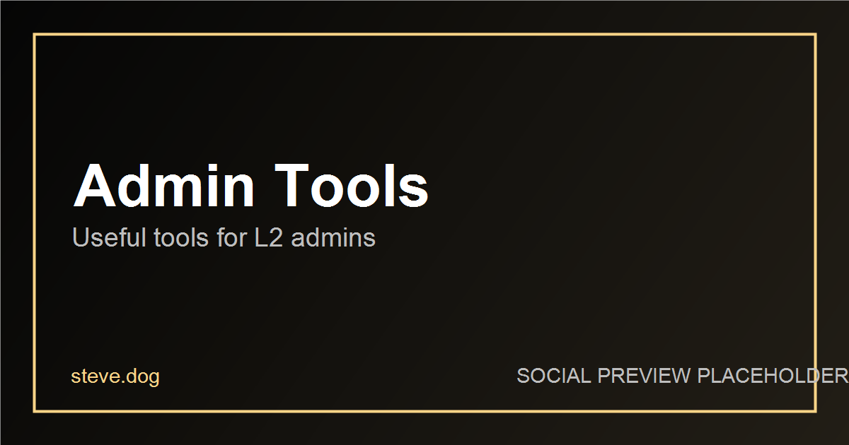 Admin Tools - Lineage 2 Server Development | Steve Dogs
